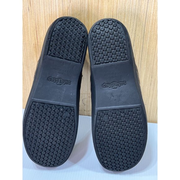 SafeTStep - Women's Oil-Resistant and Non-Slip Comfort Dress Shoes - Brown- # 11 - Picture 9 of 12